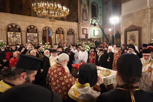 epa12841483 Mourners and clerics attend a funeral service of the late Georgia's Orthodox Patriarch Ilia II at the Sioni Cathedral in Tbilisi, Georgia, 22 March 2026. Catholicos-Patriarch Ilia II (Irakli Gudushauri-Shiolashvili) of All Georgia died on 17 March, at the age of 93 in Tbilisi. He had led the Georgian Orthodox Church since 1977, becoming the...