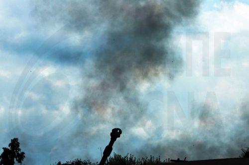 epa12877172 An Israeli artillery gun deployed on the Israel-Lebanon border fires towards southern Lebanon, from a position in northern Israel, 09 April 2026. The Israeli military said it continued targeting operations of Hezbollah in southern Lebanon.  EPA/ATEF SAFADI