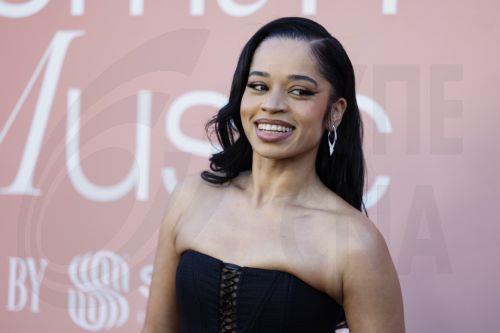 epa12923182 British singer Ella Mai arrives on the red carpet for the 2026 Billboard Woman in Music Awards at the Hollywood Palladium in Hollywood, California, USA, 29 April 2026.  EPA/CHRIS TORRES