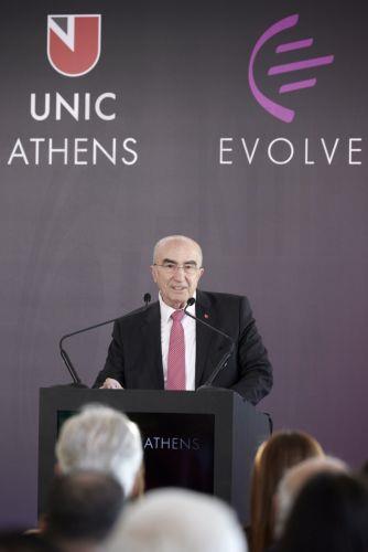 (Ξένη Δημοσίευση) Ο πρόεδρος του παραρτήματος του Πανεπιστημίου Λευκωσίας στην Αθήνα (UNIC) Παναγιώτης Σκανδαλάκης  μιλάει στα εγκαίνια του παραρτήματος του Πανεπιστημίου Λευκωσίας στην Αθήνα, στο Ελληνικό, Πέμπτη 30 Απριλίου 2026. ΑΠΕ-ΜΠΕ/ΓΡΑΦΕΙΟ ΤΥΠΟΥ ΠΡΩΘΥΠΟΥΡΓΟΥ/ΔΗΜΗΤΡΗΣ ΠΑΠΑΜΗΤΣΟΣ