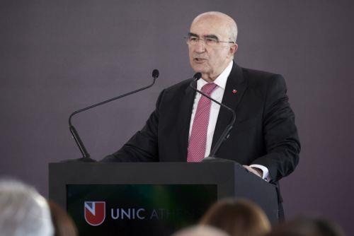 (Ξένη Δημοσίευση) Ο πρόεδρος του παραρτήματος του Πανεπιστημίου Λευκωσίας στην Αθήνα (UNIC) Παναγιώτης Σκανδαλάκης  μιλάει στα εγκαίνια του παραρτήματος του Πανεπιστημίου Λευκωσίας στην Αθήνα, στο Ελληνικό, Πέμπτη 30 Απριλίου 2026. ΑΠΕ-ΜΠΕ/ΓΡΑΦΕΙΟ ΤΥΠΟΥ ΠΡΩΘΥΠΟΥΡΓΟΥ/ΔΗΜΗΤΡΗΣ ΠΑΠΑΜΗΤΣΟΣ