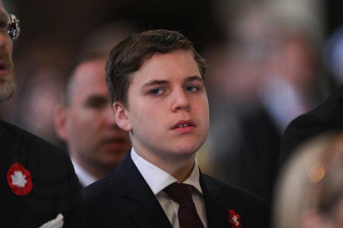 epa12929435 The son of the presidential couple, Antoni Nawrocki attends a Holy Mass for the Homeland as part of 3rd May Constitution Day celebrations at the Archcathedral of St. John the Baptist in Warsaw, Poland, 03 May 2026The 03 May National Holiday commemorates the adoption of the 03 May Constitution in 1791. This document was the second constitution in...