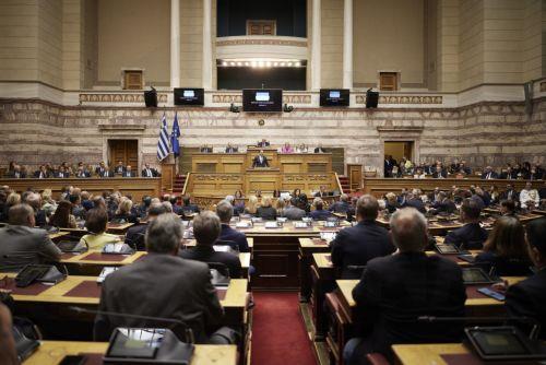 (ΞΕΝΗ ΔΗΜΟΣΙΕΥΣΗ) Ειδική συνεδρίαση της Ολομέλειας της Βουλής των Ελλήνων κατά την οποία απευθύνεται στο Σώμα ο Πρόεδρος της Κυπριακής Δημοκρατίας Νίκος Χριστοδουλίδης, παρουσία του πρωθυπουργού Κυριάκου Μητσοτάκη, Αθήνα, Πέμπτη 14 Μαΐου 2026. ΑΠΕ-ΜΠΕ/ΓΡΑΦΕΙΟ ΤΥΠΟΥ ΠΡΩΘΥΠΟΥΡΓΟΥ/ΔΗΜΗΤΡΗΣ ΠΑΠΑΜΗΤΣΟΣ
