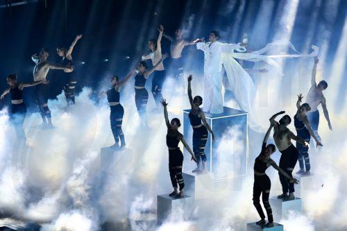epa12958515 Austria’s JJ, winner of ESC 2025, performs the song ‘Wasted Love’ during the second semi-final of the 70th Eurovision Song Contest (ESC) in Vienna, Austria, 14 May 2026. The grand final of the ESC 2026 is scheduled for 16 May.  EPA/HANNIBAL HANSCHKE