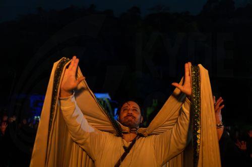 epa13003898 A participant attends the Convention of Witches and Wizards, an event focused on the world of magic and the occult, in Paranapiacaba, Sao Paulo, Brazil, 29 May 2026.  EPA/Isaac Fontana