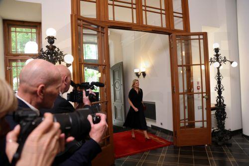 epa13017677 Queen Maxima of the Netherlands attends a meeting with the Latvian president in Riga, Latvia, 05 June 2026. Later Queen Maxima, the United Nations Secretary-General’s Special Advocate for Financial Health (UNSGSA), will be speaking at the opening of the 35th Annual Meeting of the Board of Governors of the European Bank for Reconstruction and...