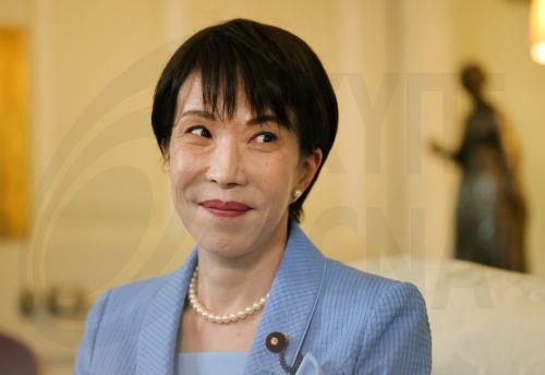 epa13036067 Japanese Prime Minister Sanae Takaichi looks on during talks with British Prime Minister Keir Starmer (not pictured) at 10 Downing Street in London, Britain, 14 June 2026.  EPA/ANDY RAIN / POOL