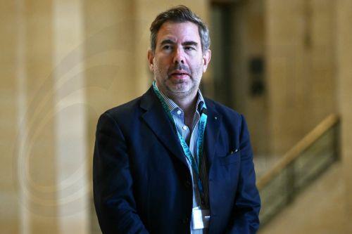 epa13125919 Olivier Gabet, Director of the Department of Decorative Arts at the Louvre, attends the reopening of the Apollo Gallery at the Louvre Museum in Paris, France, 22 July 2026, after a heist in October 2025 in which French crown jewels were stolen.  EPA/LOU BENOIST / POOL  MAXPPP OUT