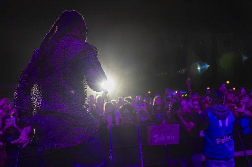 epa13132918 French rapper Jok'Air, the pseudonym of Melvin Felix Aka, performs on the Vega stage during the 49th edition of the Paleo Festival in Nyon, Switzerland, 25 July 2026. The Paleo Festival is an open-air music festival in the western part of Switzerland with about 250,000 spectators in six days and takes place from 21 to 26 July.  EPA/SALVATORE DI...