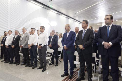 (Ξένη Δημοσίευση). Ο πρωθυπουργός Κυριάκος Μητσοτάκης παρίσταται στην τελετή παράδοσης του έργου της επέκτασης του Μετρό Θεσσαλονίκης προς την Καλαμαριά, στον σταθμό «Μίκρα», Θεσσαλονίκη, την Πέμπτη 27 Αυγούστου 2026. Παρουσία του πρωθυπουργού, εγκαινιάζεται σήμερα η επέκταση του μετρό Θεσσαλονίκης προς την Καλαμαριά με 5 νέους σταθμούς: Νομαρχία,...
