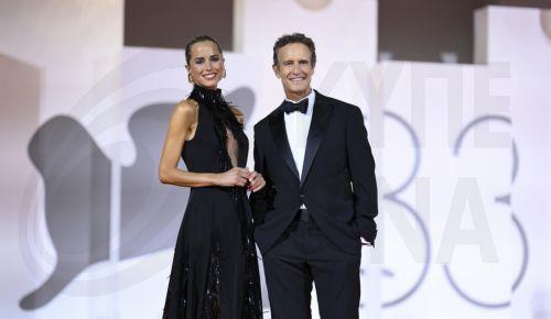 epaselect epa13226568 Alessandro Benetton and Gloria Tonon arrive for the premiere of ‘Il fuoco che ti porti dentro' (The Fire within You) during the 83rd Venice Film Festival in Venice, Italy, 09 September 2026. The movie is presented in the official competition 'Venezia83' at the festival running from 02 to 12 September 2026.  EPA/ETTORE FERRARI