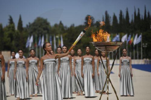 Τελετή Αφής και Παράδοσης της Φλόγας των Ολυμπιακών Αγώνων Νέων «Dakar 2026» στο Καλλιμάρμαρο στάδιο στην Αθήνα, Πέμπτη 10 Σεπτεμβρίου 2026. ΑΠΕ-ΜΠΕ/ΑΠΕ-ΜΠΕ/ΓΙΑΝΝΗΣ ΚΟΛΕΣΙΔΗΣ