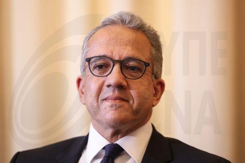 epa13228107 UNESCO Director-General Khaled al-Anani meets with Greek President Konstantinos Tasoulas (not pictured) at the Presidential Mansion in Athens, Greece, 10 September 2026.  EPA/GEORGE VITSARAS