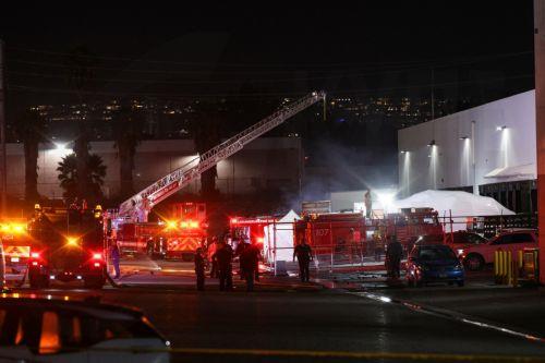 epa13243007 Emergency personnel work at the scene of a helicopter crash in Chatsworth, Los Angeles, California, USA, 15 September 2026. The helicopter, identified as NBC4’s NewsChopper4, crashed while covering a nearby fatal traffic collision, killing three people, including NBC4 reporter Eliana Moreno and pilot George Marciniw.  EPA/CHRIS TORRES