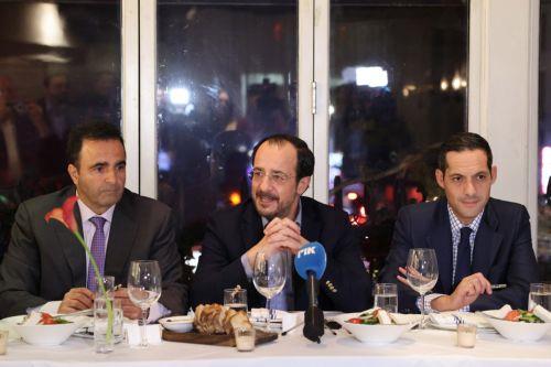 O Πρόεδρος της Δημοκρατίας κ. Νίκος Χριστοδουλίδης συναντήθηκε με επικεφαλής κυπριακών ομογενειακών οργανώσεων, στη Νέα Υόρκη, Κυριακή 20 Σεπτεμβρίου 2026. ΚΥΠΕ/ΚΑΤΙΑ ΧΡΙΣΤΟΔΟΥΛΟΥ