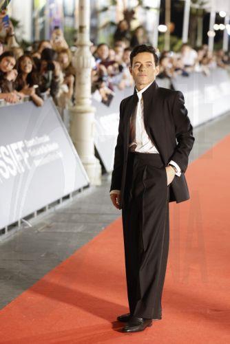 epa13256629 US actor Rami Malek arrives for the presentation of the film 'The Man I Love' at the 74th San Sebastian International Film Festival, in San Sebastian, Spain, 22 September 2026. The festival runs until 26 September 2026.  EPA/Juan Herrero