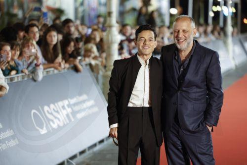 epa13256638 US actor Rami Malek (L) and filmmaker Ira Sachs (R) arrive for the presentation of the film 'The Man I Love' at the 74th San Sebastian International Film Festival, in San Sebastian, Spain, 22 September 2026. The festival runs until 26 September 2026.  EPA/Juan Herrero