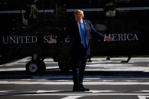 epa13283672 US President Donald Trump walks over to board Marine One after speaking to reporters on the South Lawn of the White House in Washington, DC, USA, 05 October 2026. President Trump will deliver remarks at a midterm election rally at the Pinnacle Bank Expo Center in Grand Island, Nebraska, campaigning in support of Republican US Senator Pete...