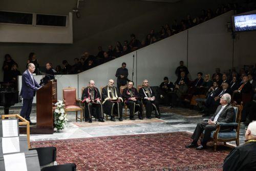 (Ξένη Δημοσίευση) Ο Πρόεδρος της Δημοκρατίας Κωνσταντίνος Τασούλας, στο πλαίσιο της επίσκεψής του στη Θεσσαλονίκη, παρέστη στον επίσημο εορτασμό της 26ης Οκτωβρίου στο Αριστοτέλειο Πανεπιστήμιο, Δευτέρα 26 Οκτωβρίου 2026. ΑΠΕ-ΜΠΕ/ΠΡΟΕΔΡΙΑ ΤΗΣ ΔΗΜΟΚΡΑΤΙΑΣ/ΘΟΔΩΡΗΣ ΜΑΝΩΛΟΠΟΥΛΟΣ