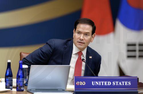 epa13341621 US Secretary of State Marco Rubio speaks during the G20 Foreign Ministers' meeting at Loews Atlanta Hotel in Atlanta, Georgia, USA, 30 October 2026. The meeting of the G20 Foreign Ministers leads up to the G20 Leaders' Summit, which will bring together leaders from 55 nations and organizations in Doral, Florida,  in December 2026.  EPA/CRISTOBAL...
