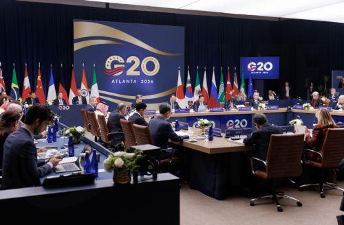 epa13341632 US Secretary of State Marco Rubio (C) speaks during the G20 Foreign Ministers' meeting at Loews Atlanta Hotel in Atlanta, Georgia, USA, 30 October 2026. The meeting of the G20 Foreign Ministers leads up to the G20 Leaders' Summit, which will bring together leaders from 55 nations and organizations in Doral, Florida, in December 2026. ...