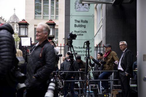 epa10674311 Members of the media wait for Britain's Prince Harry, Duke of Sussex outside the Rolls Building of High Court to attend hacking trial against Mirror Group Newspapers in London, Britain, 05 June 2023. Prince Harry accuses Mirror Group Newspapers (MGN) of unlawful information gathering with phone hacking and he is expected to give evidence and...