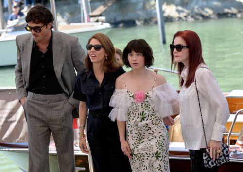 epa10839767 (L-R) Australian actor Jacob Elordi, US director Sofia Coppola, and US actors Cailee Spaeny and Priscilla Presley arrive at the Lido Beach to present the movie 'Priscilla' in the Venice International Film Festival, in Venice, Italy, 04 September 2023. The movie is presented in the official competition 'Venezia 80' at the festival running from 30...