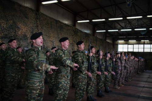 (Ξένη Δημοσίευση) Φωτογραφία που δόθηκε σήμερα στη δημοσιότητα με αφορμή τη διακρατική Άσκηση «ΟΛΥΜΠΙΑΚΗ ΣΥΝΕΡΓΑΣΙΑ - 23». Το Σάββατο 11 Νοεμβρίου 2023 έλαβε χώρα η τελετή έναρξης της διακρατικής Άσκησης «ΟΛΥΜΠΙΑΚΗ ΣΥΝΕΡΓΑΣΙΑ - 23/OLYMPIC COOPERATION - 23», η οποία θα διεξαχθεί από την Δευτέρα 13 έως την Παρασκευή 24 Νοεμβρίου 2023 στο πλαίσιο σχεδιασμού...