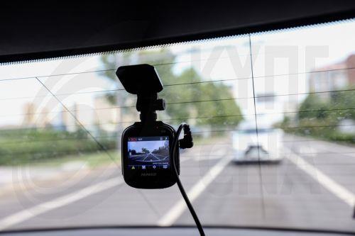 epa11623408 A general view of a drive recorder in a self-driving taxi in Daxing district in Beijing, China, 21 August 2024 (issued 25 September 2024). China's capital Beijing initiated the autonomous driving demonstration area in September 2020, and approved the commercial operation of fully autonomous driving services in Beijing E-Town in March 2023. By...