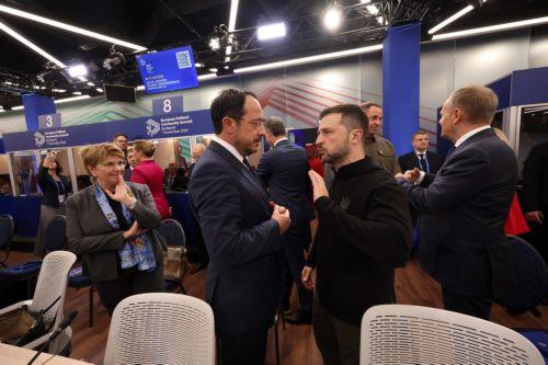 Ο Πρόεδρος της Δημοκρατίας κ. Νίκος Χριστοδουλίδης στην τελετή έναρξης της Συνόδου της Ευρωπαϊκής Πολιτικής Κοινότητας.