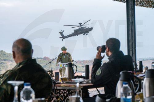 (Ξένη Δημοσίευση) Ο Υφυπουργός Εθνικής Άμυνας Γιάννης Κεφαλογιάννης παρέστη σήμερα, Πέμπτη 28 Νοεμβρίου 2024, στην Ημέρα Διακεκριμένων Επισκεπτών της Πολυεθνικής Τακτικής Άσκησης Μετά Στρατευμάτων (ΤΑΜΣ) «ΧΡΥΣΟ ΞΙΦΟΣ - 24»/“GOLDEN SWORD – 24”, που έλαβε χώρα στο Πεδίο Βολής και Ασκήσεων Ασκού Προφήτη, συνοδευόμενος από τον Αρχηγό ΓΕΣ Αντιστράτηγο Γεώργιο...