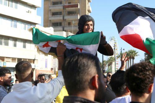 Εκδήλωση διαμαρτυρίας Σύριων στην Πλατεία Ελευθερίας, Λευκωσία Κύπρος.