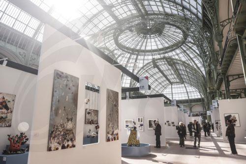 epa12004909 A view of the Grand Palais during the Art Paris fair in Paris, France, 02 April 2025. The modern and contemporary fair Art Paris runs from 03 to 06 April 2025 and hosts 170 galleries from 25 countries around the world.  EPA/TERESA SUAREZ