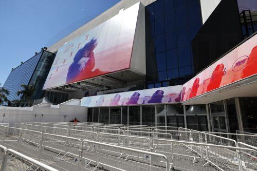 epa12093732 The Palais des Festivals ahead of the 78th annual Cannes Film Festival in Cannes, France, 12 May 2025. The film festival runs from 13 to 24 May 2025.  EPA/GUILLAUME HORCAJUELO