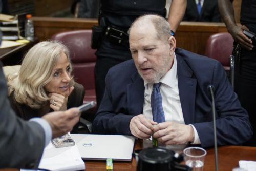 epa12099624 Former US film producer Harvey Weinstein (R) attends his retrial at Manhattan Criminal Court in New York, New York, USA, 14 May 2025. Weinstein was convicted of first-degree criminal sexual act and third-degree rape in 2020 and sentenced to 23 years in prison, but the conviction was overturned on appeal in April 2024 and Weinstein is now being...