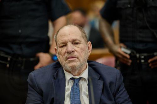 epa12099640 Former US film producer Harvey Weinstein attends his retrial at Manhattan Criminal Court in New York, New York, USA, 14 May 2025. Weinstein was convicted of first-degree criminal sexual act and third-degree rape in 2020 and sentenced to 23 years in prison, but the conviction was overturned on appeal in April 2024 and Weinstein is now being...