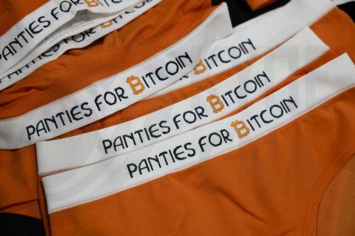 epa12142034 Bitcoin underwear are for sale during The Bitcoin Conference at The Venetian Las Vegas in Las Vegas, Nevada, USA, 28 May 2025.  EPA/CAROLINE BREHMAN