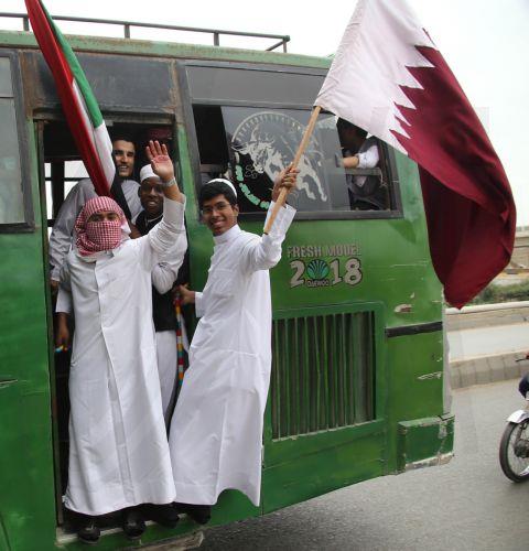 epa12282401 International and local students of Jamia Binoria Alamia attend the Marka Haq rally ahead of Independence Day celebrations in Karachi, Pakistan, 03 August 2025. Pakistan celebrates its Independence Day on 14 August, commemorating the end of British rule in August 1947.  EPA/REHAN KHAN 92296