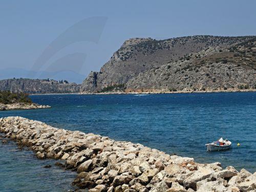 Θαλασσινό τοπίο  στην παραλία Καραθώνα του Ναυπλίου, Πέμπτη 7 Αυγούστου 2025. ΑΠΕ-ΜΠΕ /ΑΠΕ-ΜΠΕ/ΜΠΟΥΓΙΩΤΗΣ ΕΥΑΓΓΕΛΟΣ