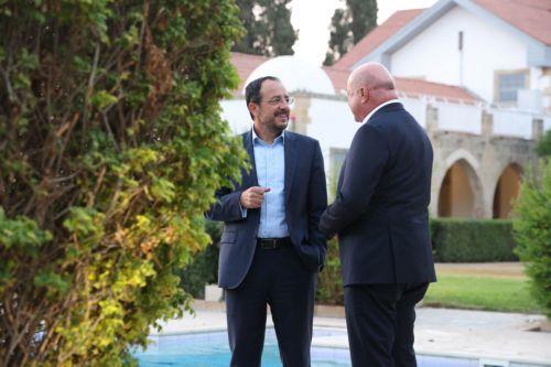 Ο Πρόεδρος της Δημοκρατίας κ. Νίκος Χριστοδουλίδης παραθέτει δείπνο προς τιμήν του Καγκελάριου της Αυστρίας κ. Christian Stocker.