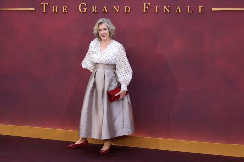 epa12350094 Scottish actor and cast member Phyllis Logan poses on the red carpet at the world premiere of 'Downton Abbey - The Grand Finale' at the Odeon Luxe, Leicester Square in London, Britain, 03 September 2025. The film will be released in the UK and Ireland on 12 September 2025.  EPA/NEIL HALL