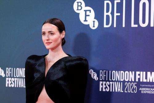 epa12449350 Norwegian actor Renate Reinsve arrives for the gala screening of 'Sentimental Value' during the BFI London Film Festival at Royal Festival Hall in London, Britain, 12 October 2025. The 69th edition of the annual film festival runs from 08 to 19 October 2025.  EPA/TOLGA AKMEN