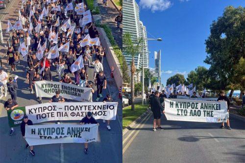 Δυο  εκδηλώσεις καταδίκης του ψευδροκράτους οργανώθηκαν στη Λεμεσό από ΕΣΕΜ και ΕΦΕΝ.