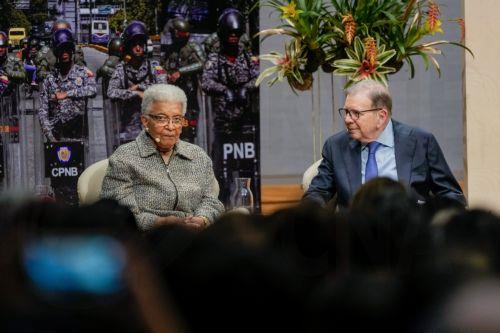 epa12585182 Former President of Liberia Ellen Johnson Sirleaf (L) and Venezuelan politician Edmundo Gonzalez take part in a discussion at the Nobel Peace Prize peace forum in the University's Auditorium in Oslo, Norway, 11 December 2025. Nobel Peace Prize to Maria Corina Machado received the Nobel Peace Prize 2025 for her work promoting democratic rights...