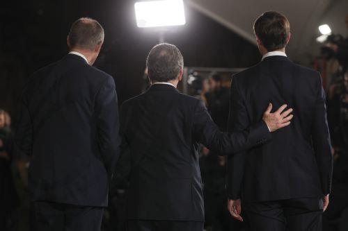 epa12594569 German Chancellor Friedrich Merz (L) welcomes US Special Envoy Steve Witkoff (C) and US president's son-in-law Jared Kushner (R) at the Federal Chancellery in Berlin, Germany, 15 December 2025. Berlin hosts US-Ukraine negotiations on a proposed peace plan, including a possible ceasefire in Ukraine, and a broader multilateral summit with key...