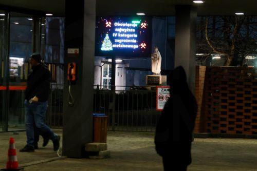 epa12609450 A view of the Pniowek coal mine operated by Jastrzebska Coal Company in Pawlowice, southern Poland, 22 December 2025. A rescue operation is underway after contact was lost with two miners following a methane related incident at a depth of 830 metres; eight of the ten miners working at the site were safely evacuated.  EPA/Kasia Zaremba POLAND OUT