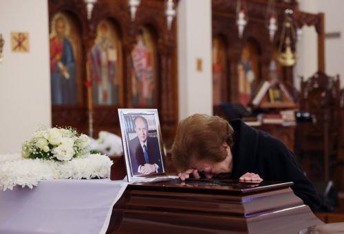 Η σορός του πρώην Προέδρου της Δημοκρατίας Γιώργου Βασιλείου τίθεται σήμερα σε λαϊκό προσκύνημα στον Ιερό Ναό Της Του Θεού Σοφίας, Λευκωσία 16 Ιανουαρίου 2026.ΚΥΠΕ/ΚΑΤΙΑ ΧΡΙΣΤΟΔΟΥΛΟΥ