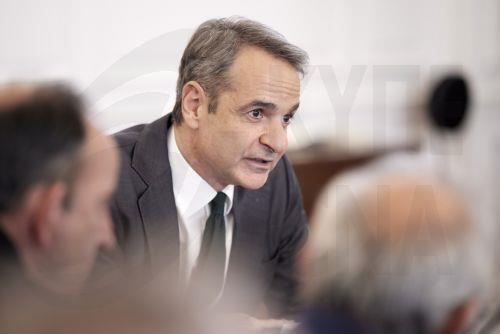 (Ξένη Δημοσίευση) Ο πρωθυπουργός Κυριάκος Μητσοτάκης πραγματοποιεί συνάντηση με αγρότες και κτηνοτρόφους στο Μέγαρο Μαξίμου, Δευτέρα 19 Ιανουαρίου 2026. ΑΠΕ-ΜΠΕ/ΓΡΑΦΕΙΟ ΤΥΠΟΥ ΠΡΩΘΥΠΟΥΡΓΟΥ/ΔΗΜΗΤΡΗΣ ΠΑΠΑΜΗΤΣΟΣ