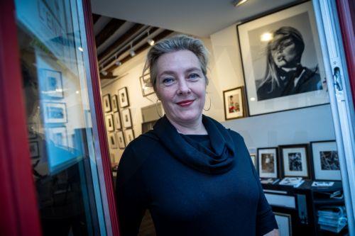 epa12692477 Julia Gragnon, daughter of the former photographer for Paris Match magazine Francois Gragnon and director of the Galerie de l'Instant, poses in front of her gallery where photographic prints of French actress Brigitte Bardot are exhibited for 'Et Dieu Crea Bardot' (And God created Bardot) in Paris, France, 30 January 2026.  EPA/CHRISTOPHE PETIT...