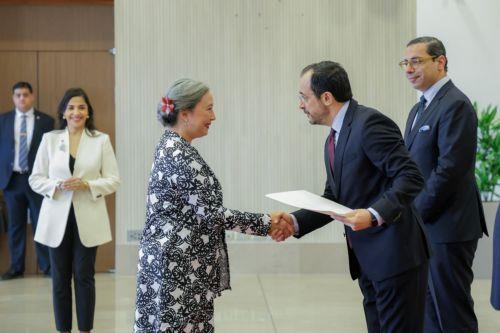 Ο Πρόεδρος της Δημοκρατίας κ. Νίκος Χριστοδουλίδης δέχεται τα διαπιστευτήρια της νέας Υπάτου Αρμοστού του Καναδά κας Sonya Juanita Thissen, με έδρα εκτός Κύπρου.